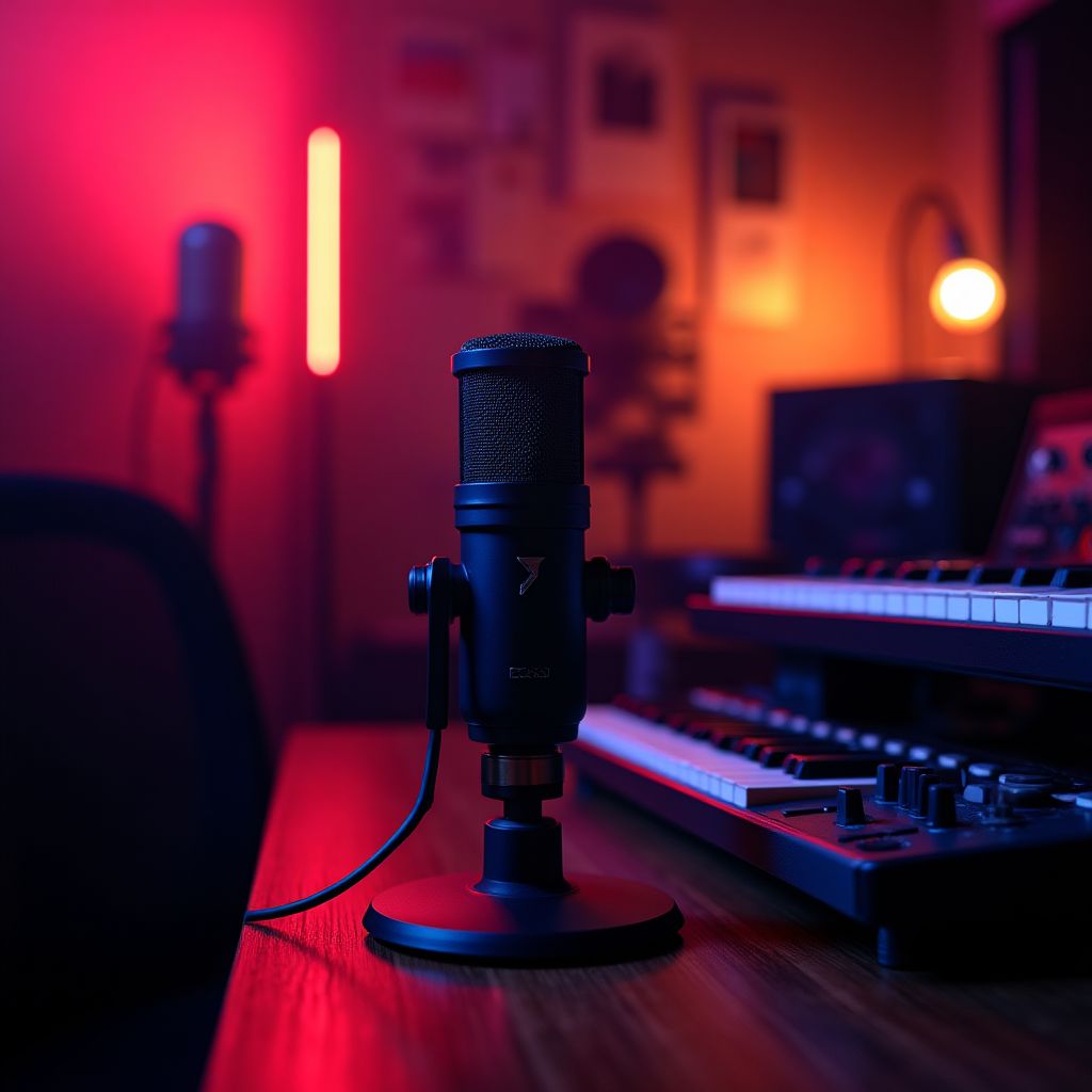 Recording a podcast for the career platform.